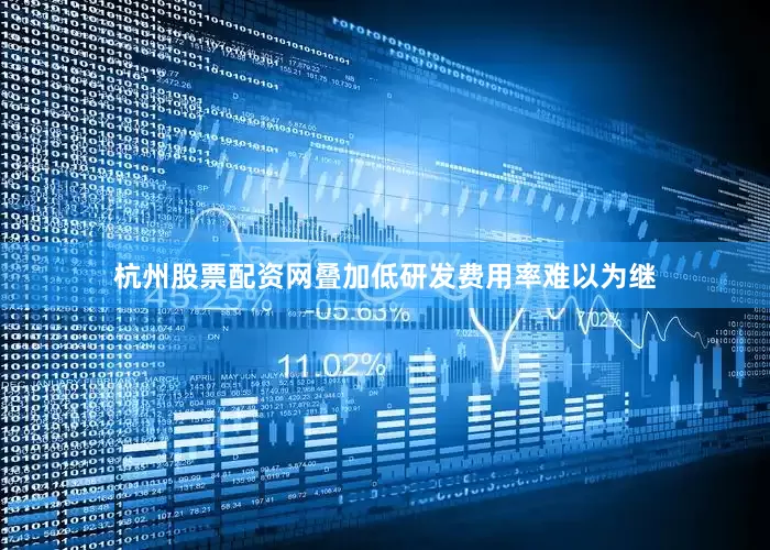 杭州股票配资网叠加低研发费用率难以为继