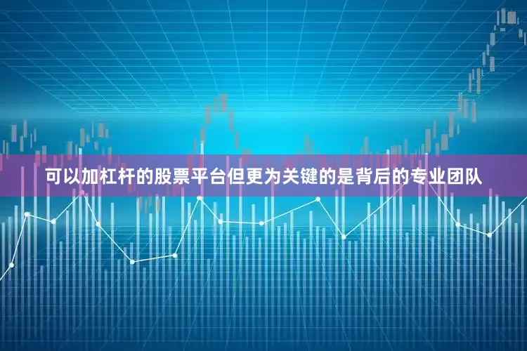 可以加杠杆的股票平台但更为关键的是背后的专业团队